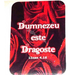 Magnet colturi rotunjite, Dumnezeu este dragoste!
